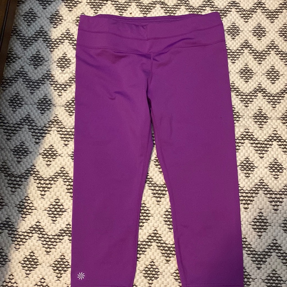 Purple Athleta Leggings